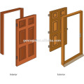 china prehung pre hung portes en bois pré-accrochées